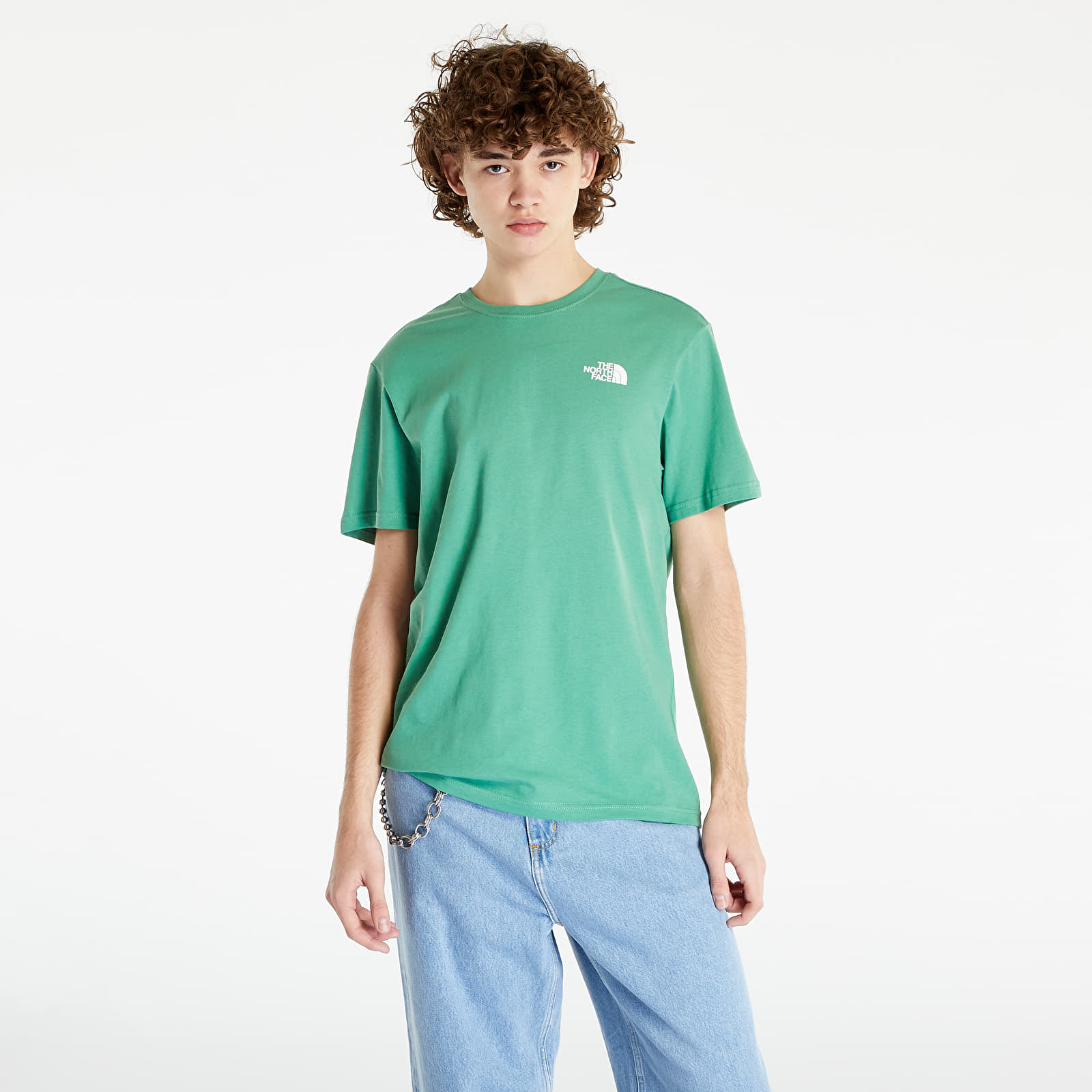 Trička The North Face S/S Redbox Tee Deep Grass Green