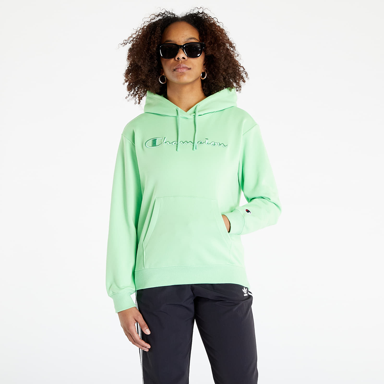 Champion hoodie sale women green