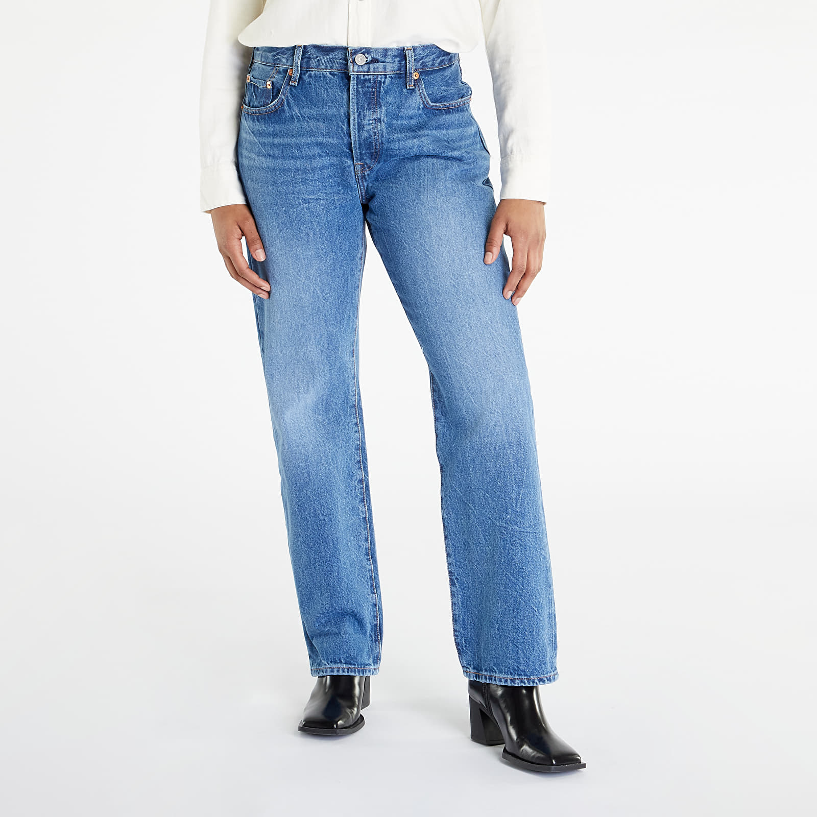 Levi\'s ® 501® 90\'S Jeans Medium Indigo Worn In
