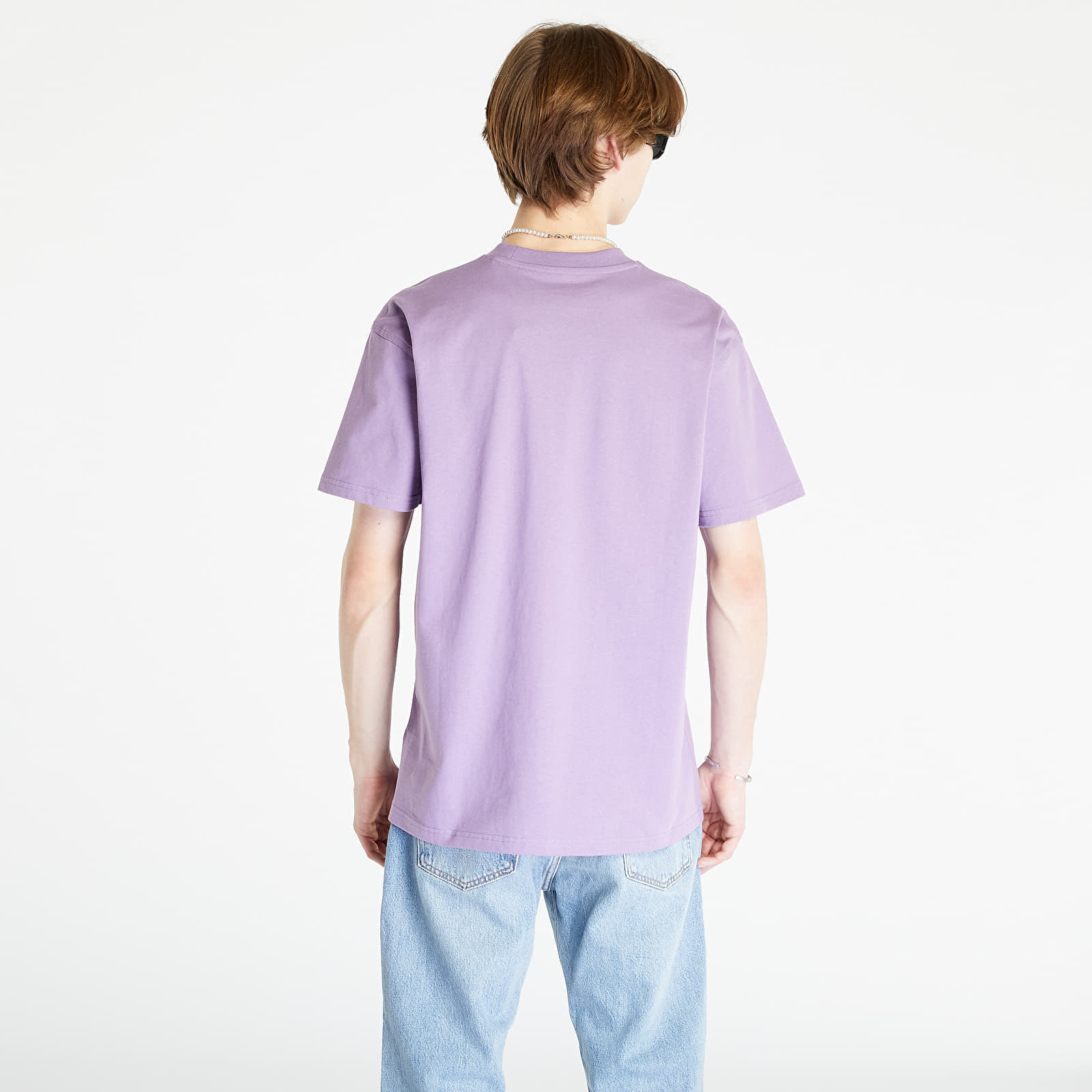 Tričká Carhartt WIP American Script Short Sleeve T-Shirt UNISEX Purple