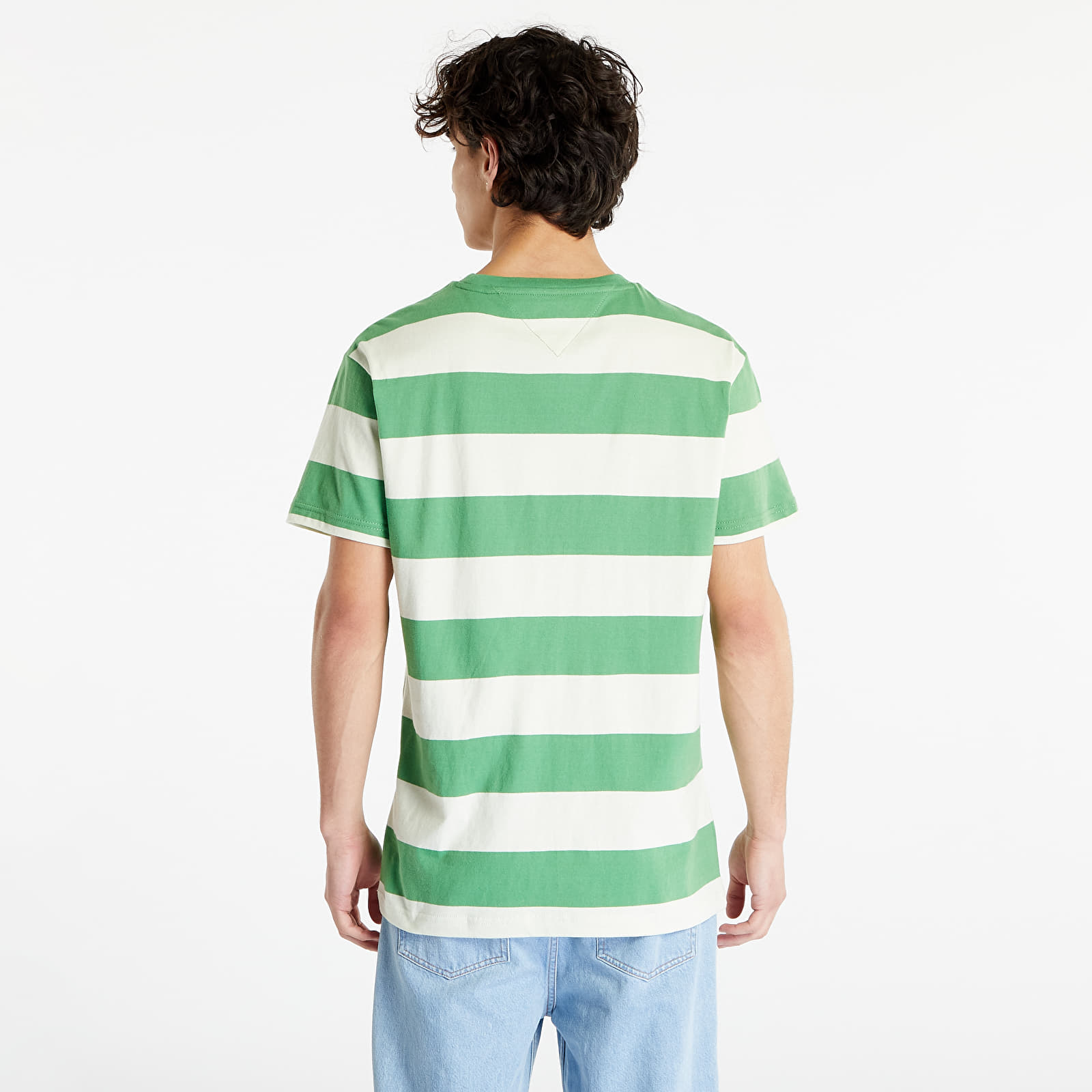 T-Shirts TOMMY JEANS Classic Tonal Strip T-Shirt Coastal Green Stripe