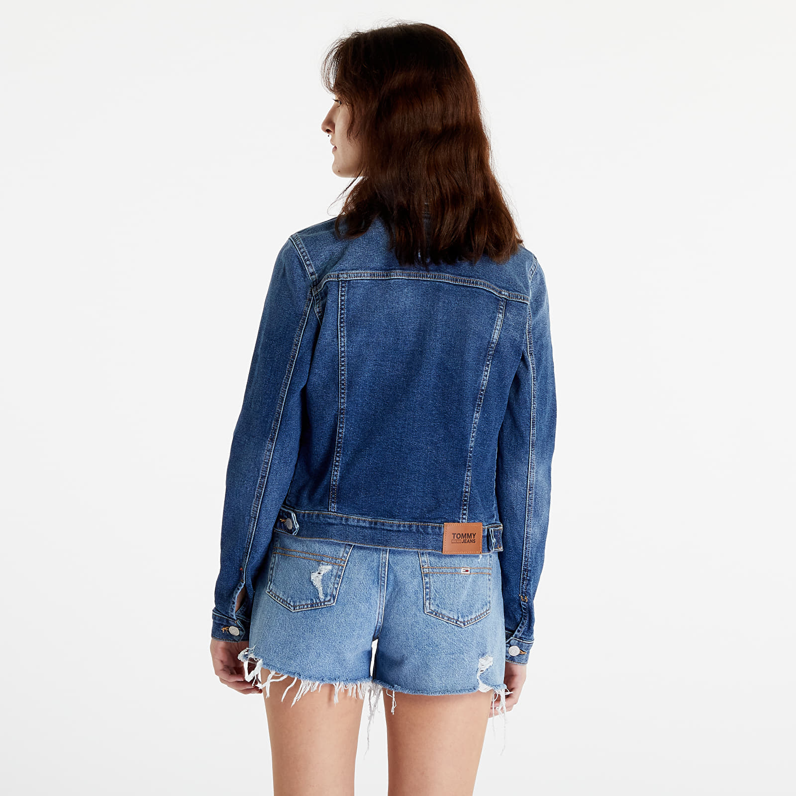 Jackets TOMMY JEANS Skinny Fit Denim Jacket Denim Medium | Queens 