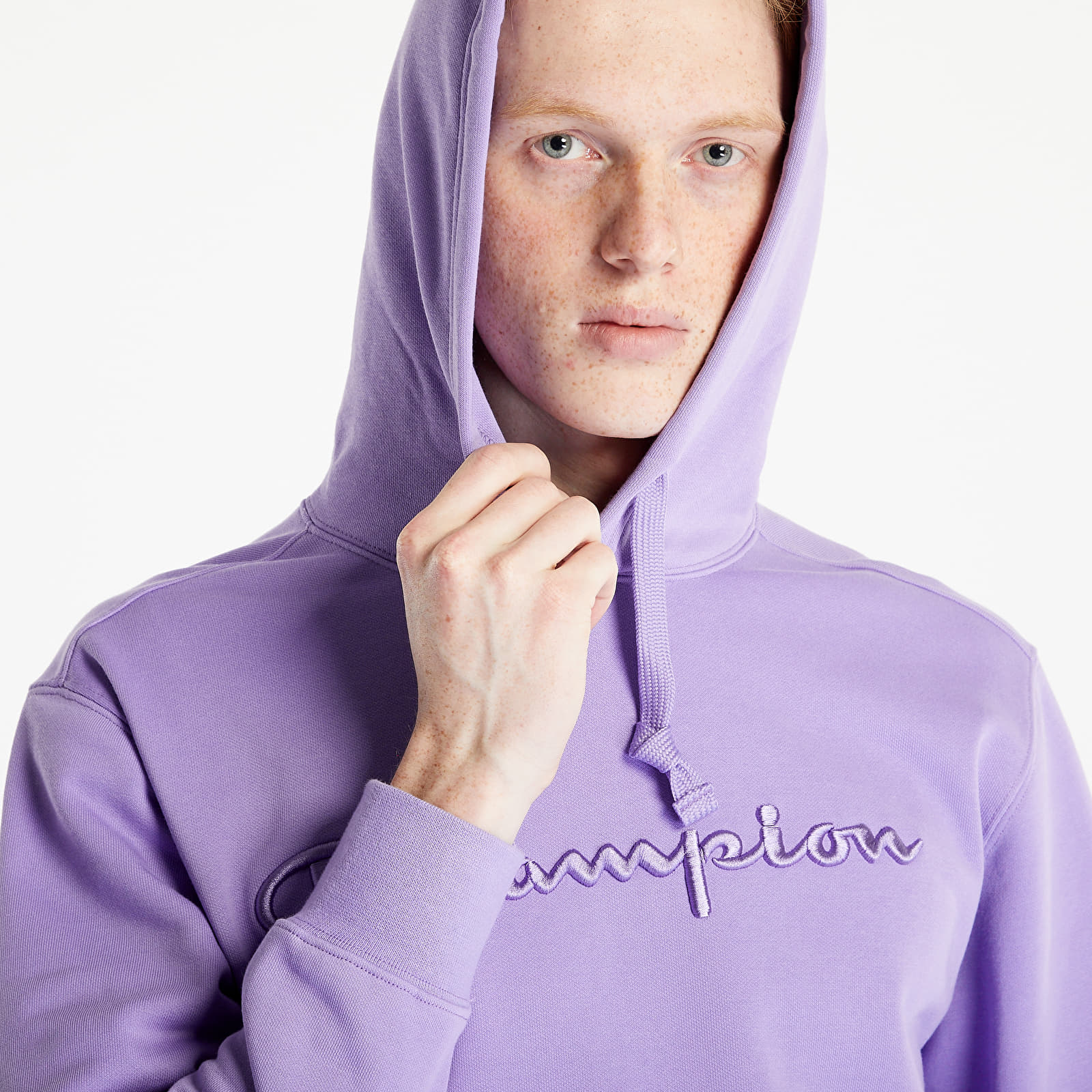 Champion purple hoodie deals