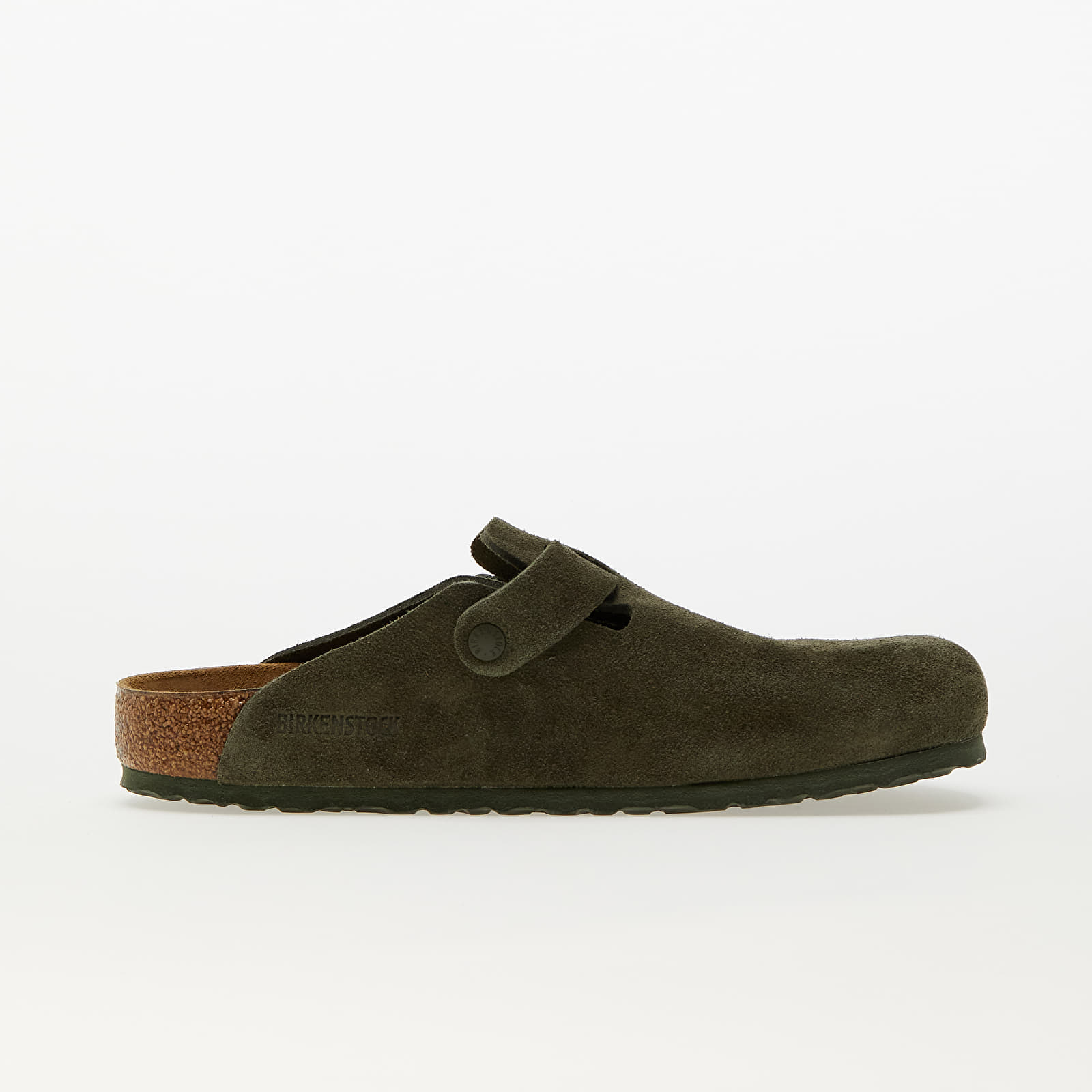 Meeste tossud ja kingad Birkenstock Boston Velvet Leather Thyme