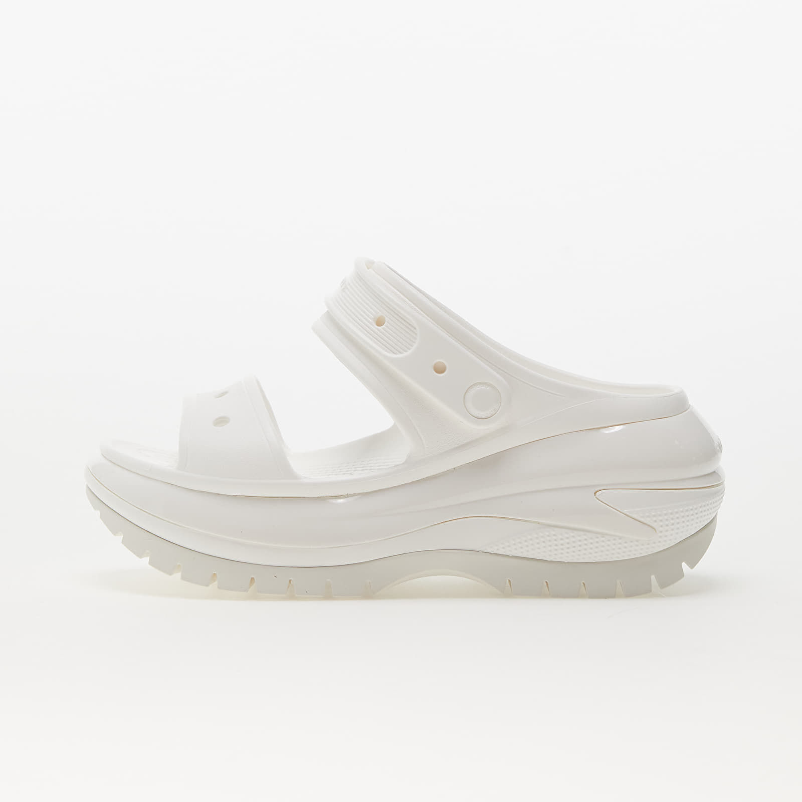 Men's sneakers and shoes Crocs Classic Mega Crush Sandal White