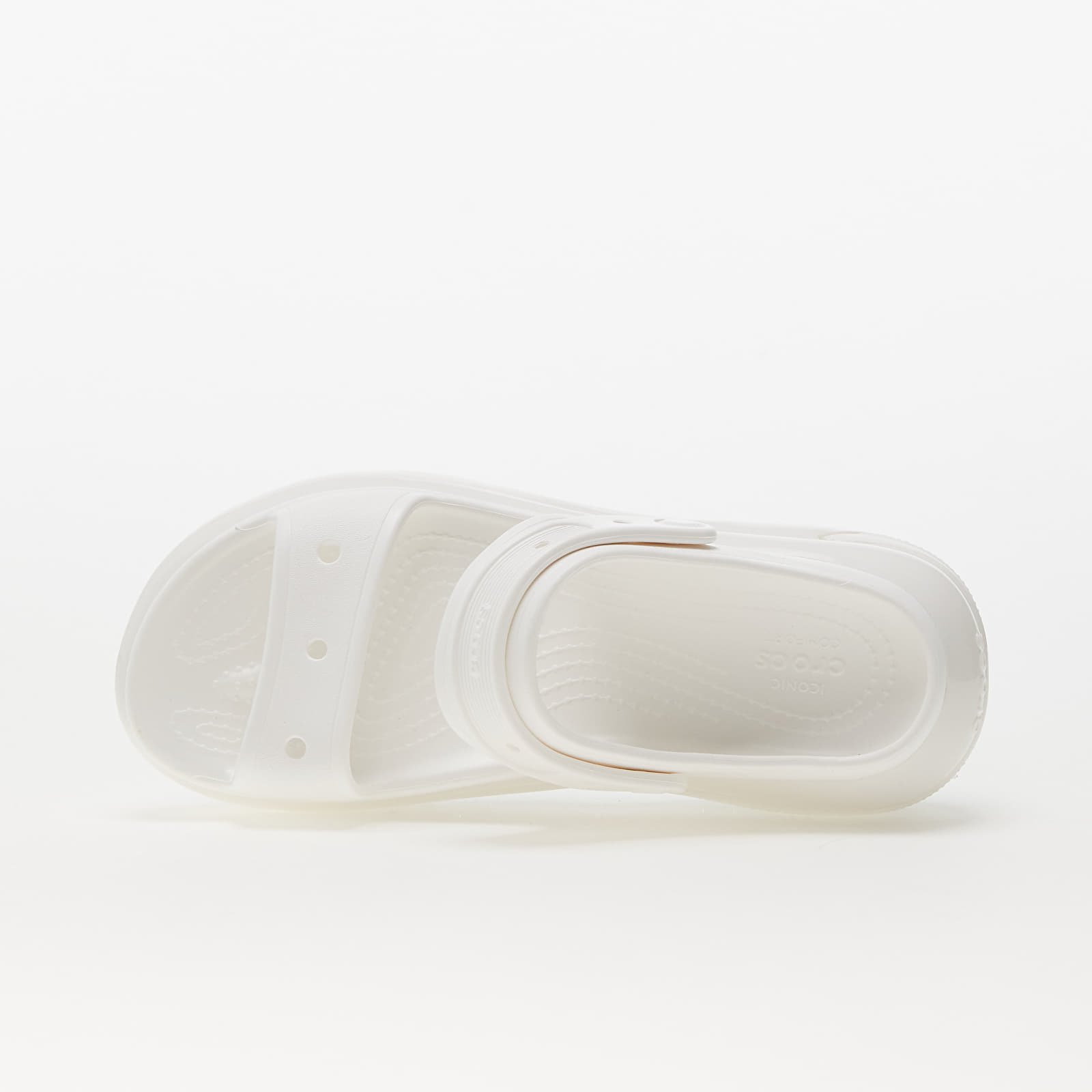 Men's sneakers and shoes Crocs Classic Mega Crush Sandal White