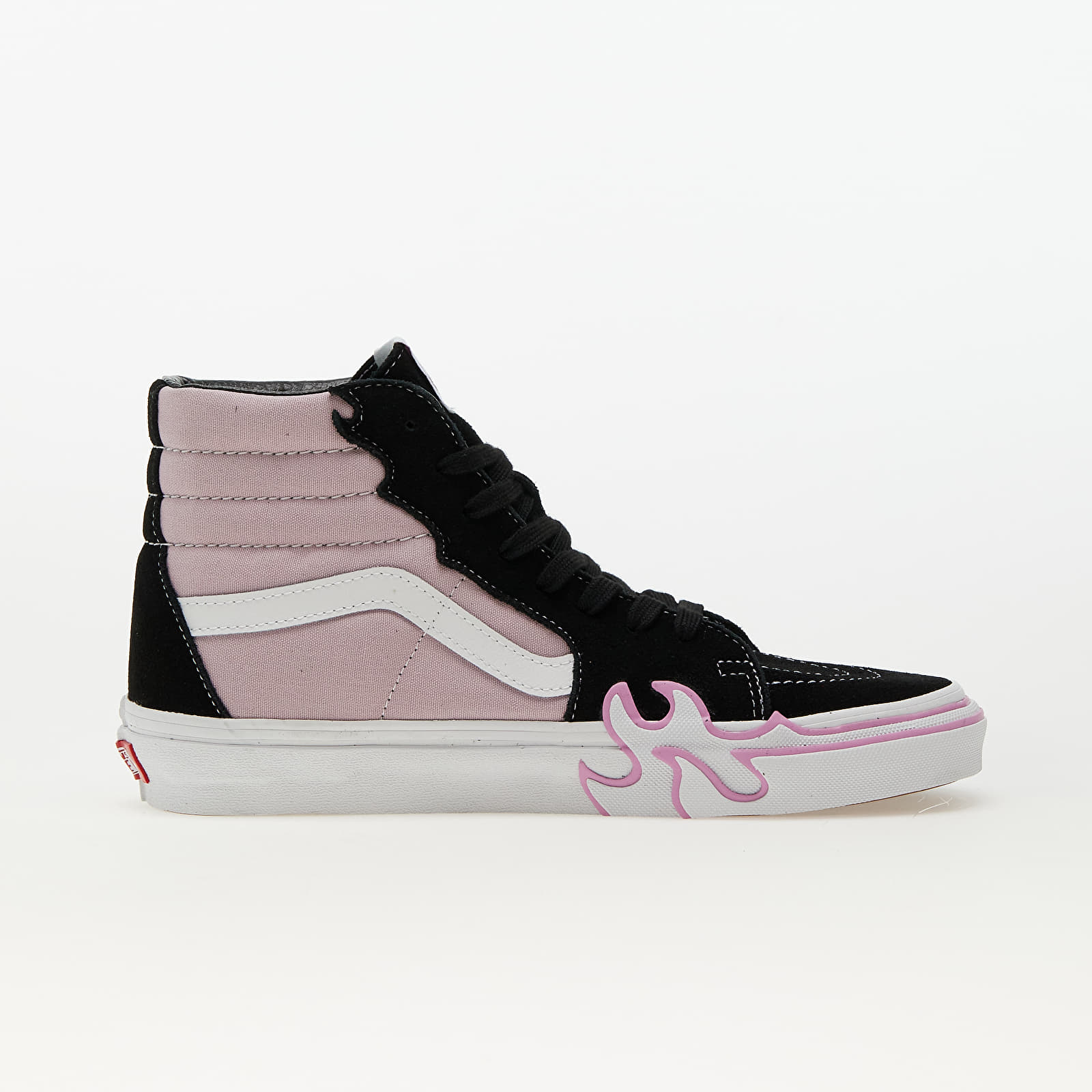 Vans slip on pink flame outlet