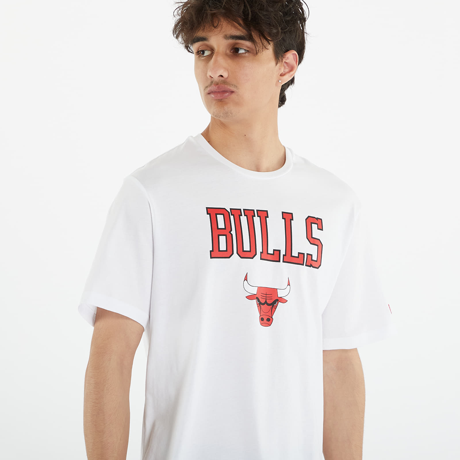 Koszulki New Era Chicago Bulls NBA Team Logo T-Shirt White/ Front Door Red