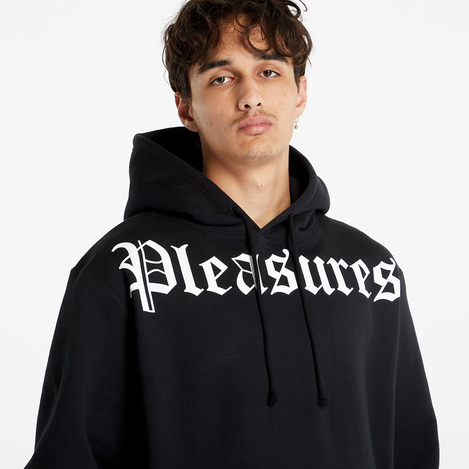 Hoodies and sweatshirts PLEASURES Pub Hoodie Black Queens