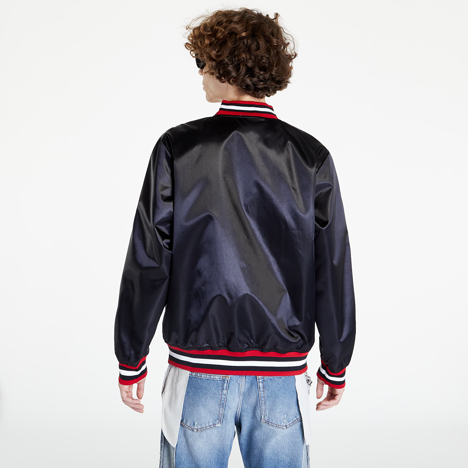 Куртки Mitchell & Ness Slap Sticker Reversible Jacket Black