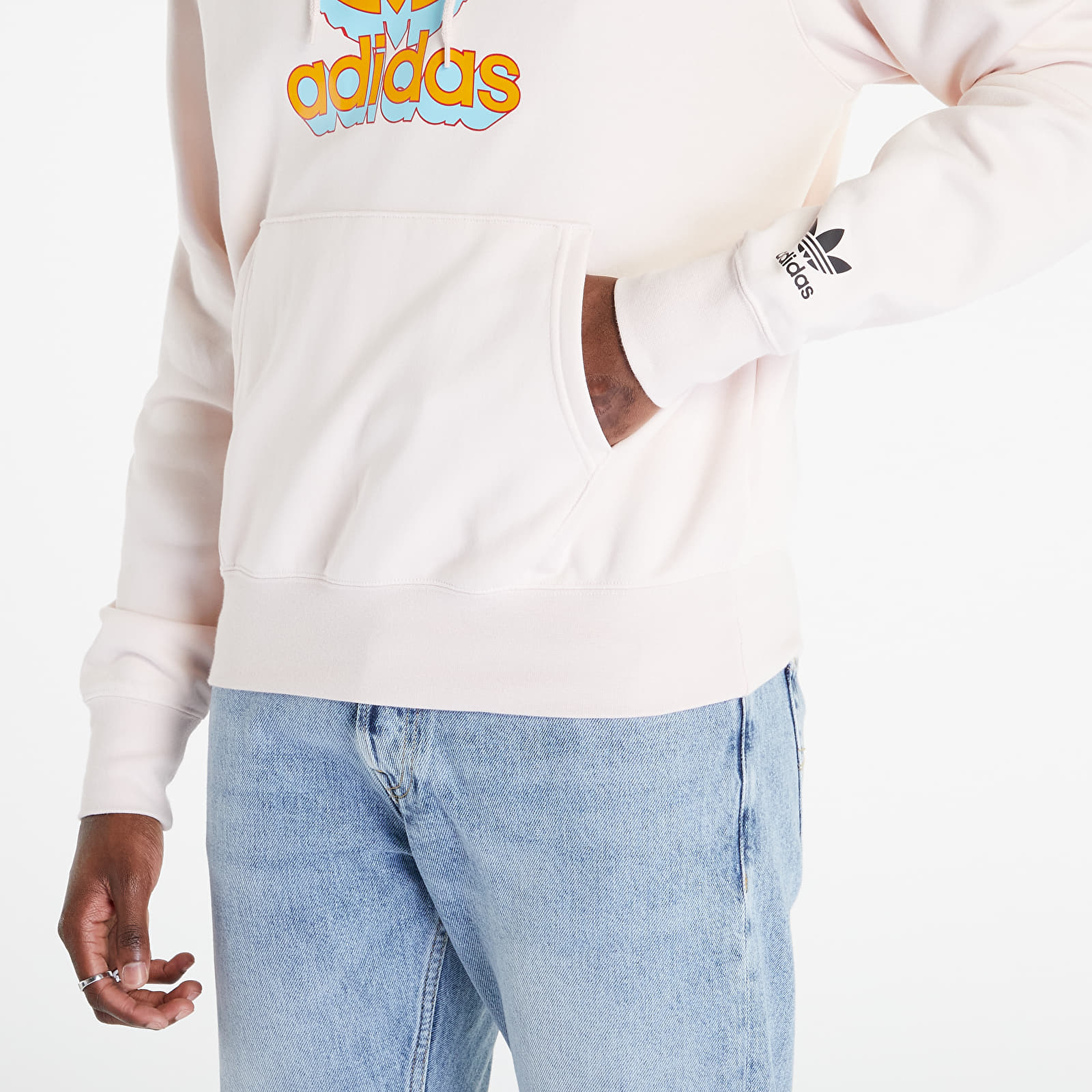 Mikiny adidas Originals 3D Print Trefoil Hoody Wonqua