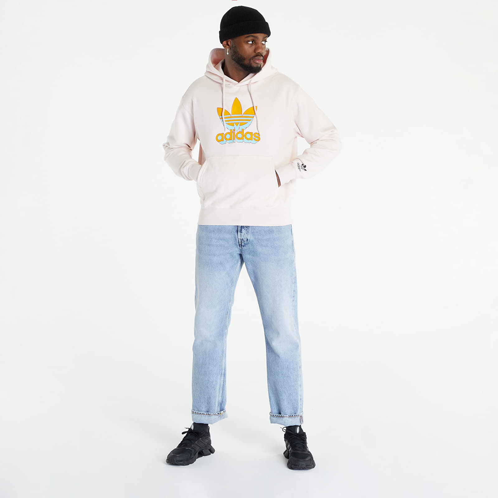 Mikiny adidas Originals 3D Print Trefoil Hoody Wonqua