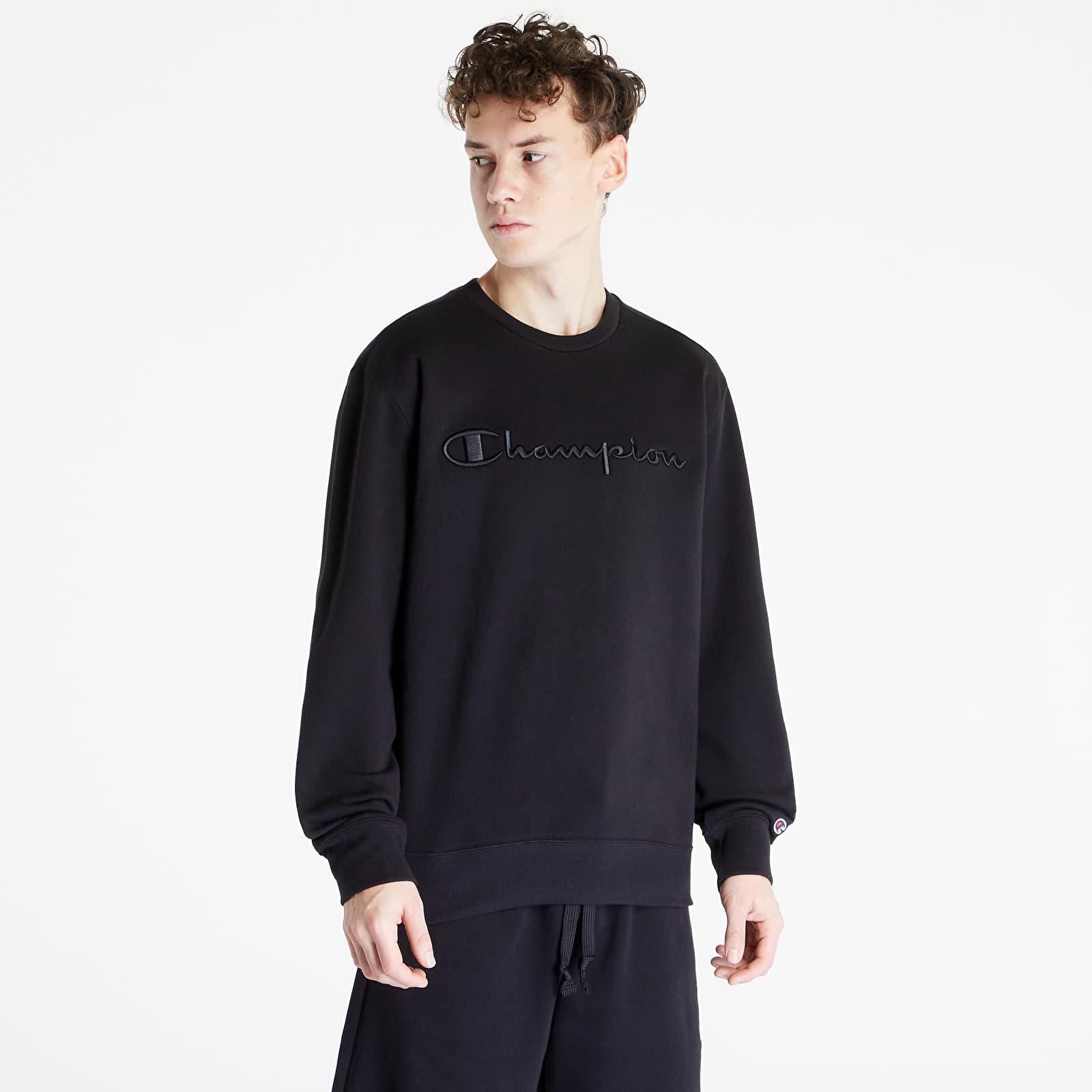 Black champion crewneck mens new arrivals