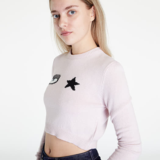 Felpe e maglioni Chiara Ferragni Eyestar S. Knit Salmon Queens