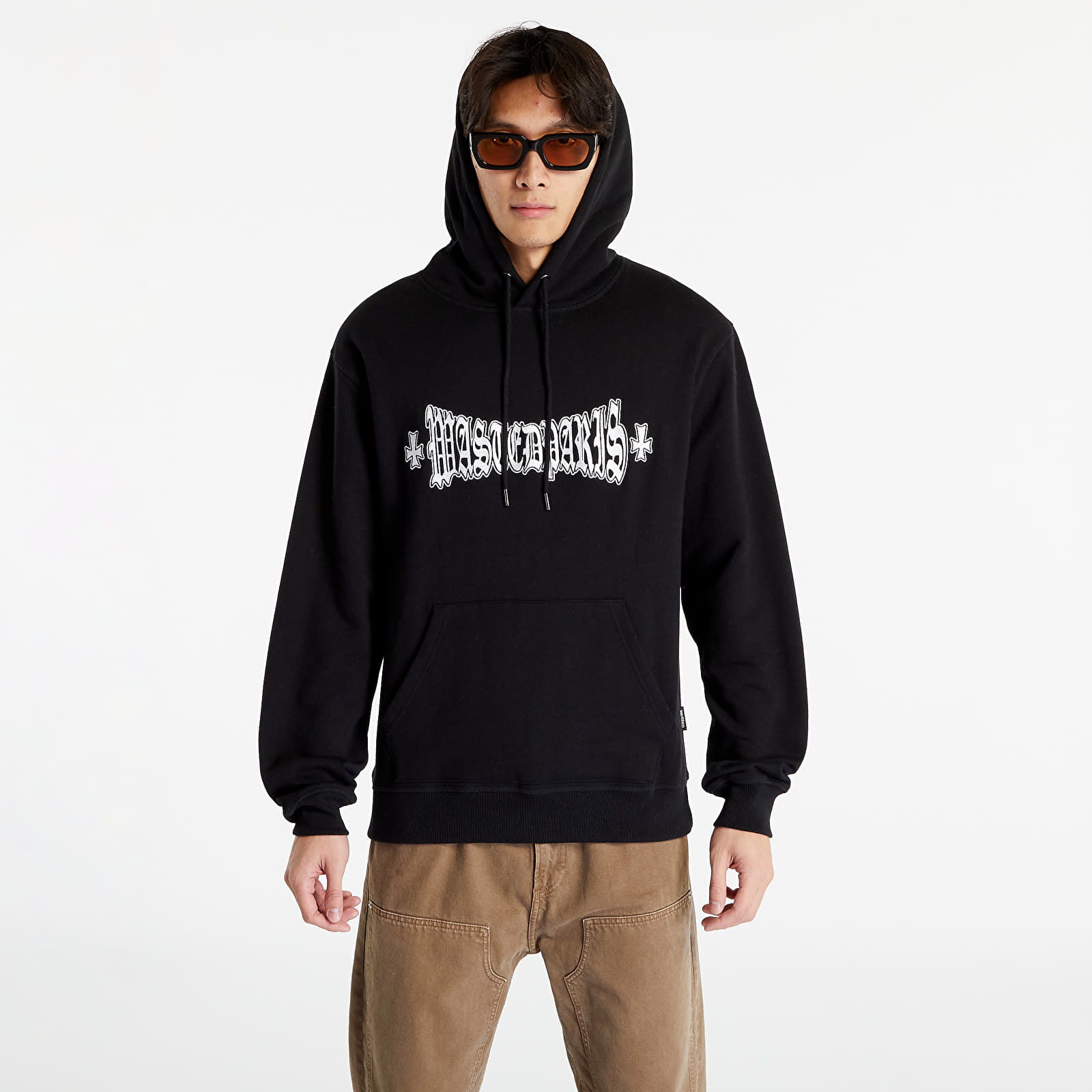 Hoodies and sweatshirts  Wasted Paris Hoodie London Cross Black