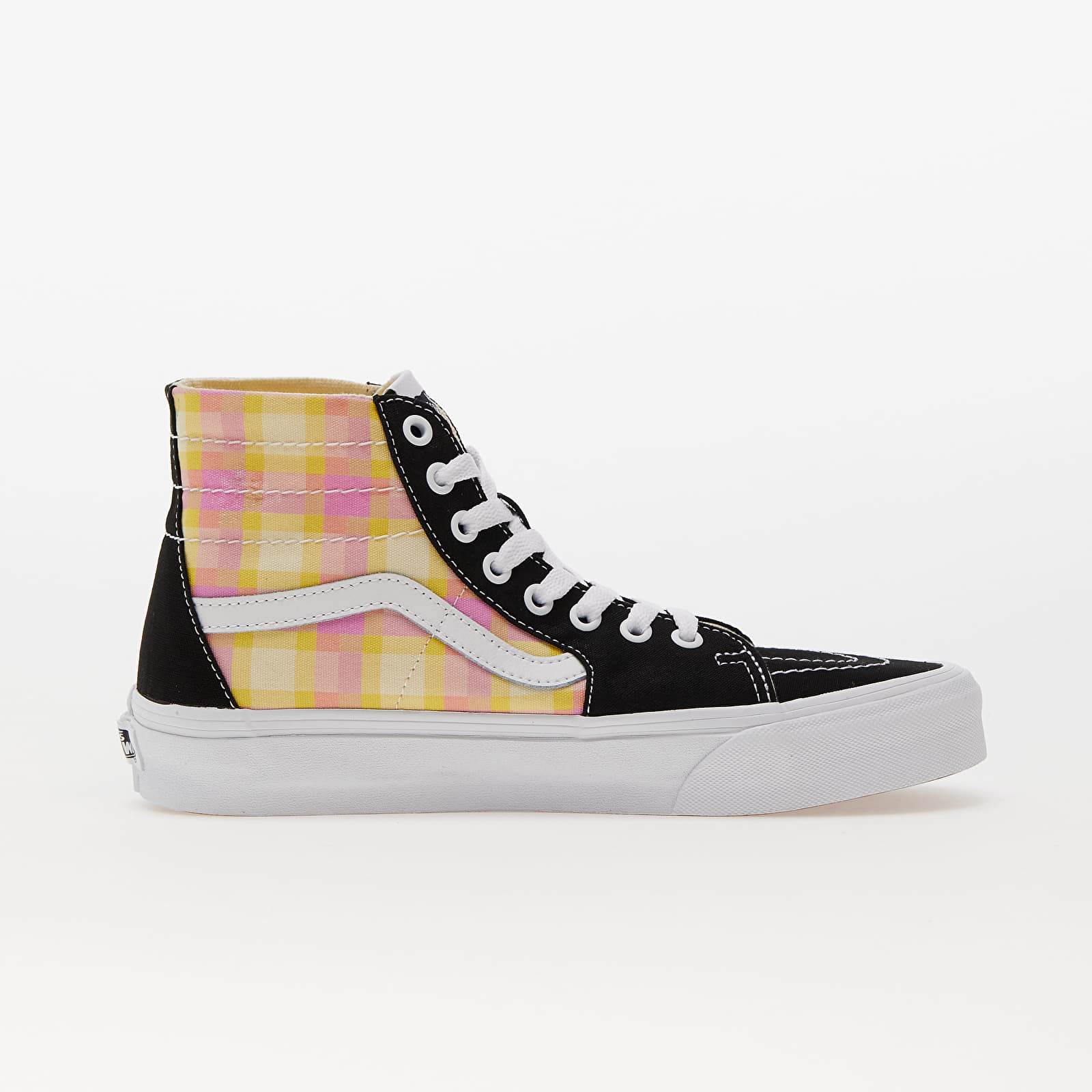 Men's sneakers and shoes Vans SK8-Hi Tapered Pastel Picnic Pink Plaid