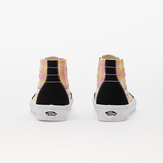 Turnschuhe und Schuhe fur Manner Vans SK8 Hi Tapered Pastel Picnic Pink Plaid Queens