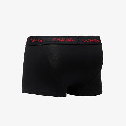 Black Calvin Klein Underwear 3-Pack Trunks