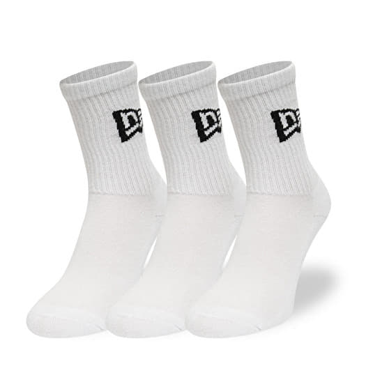 New Era Flag Crew 3-Pack White