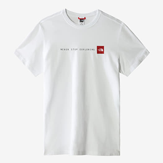 T Shirts The North Face Never Stop Exploring Tee TNF White Queens