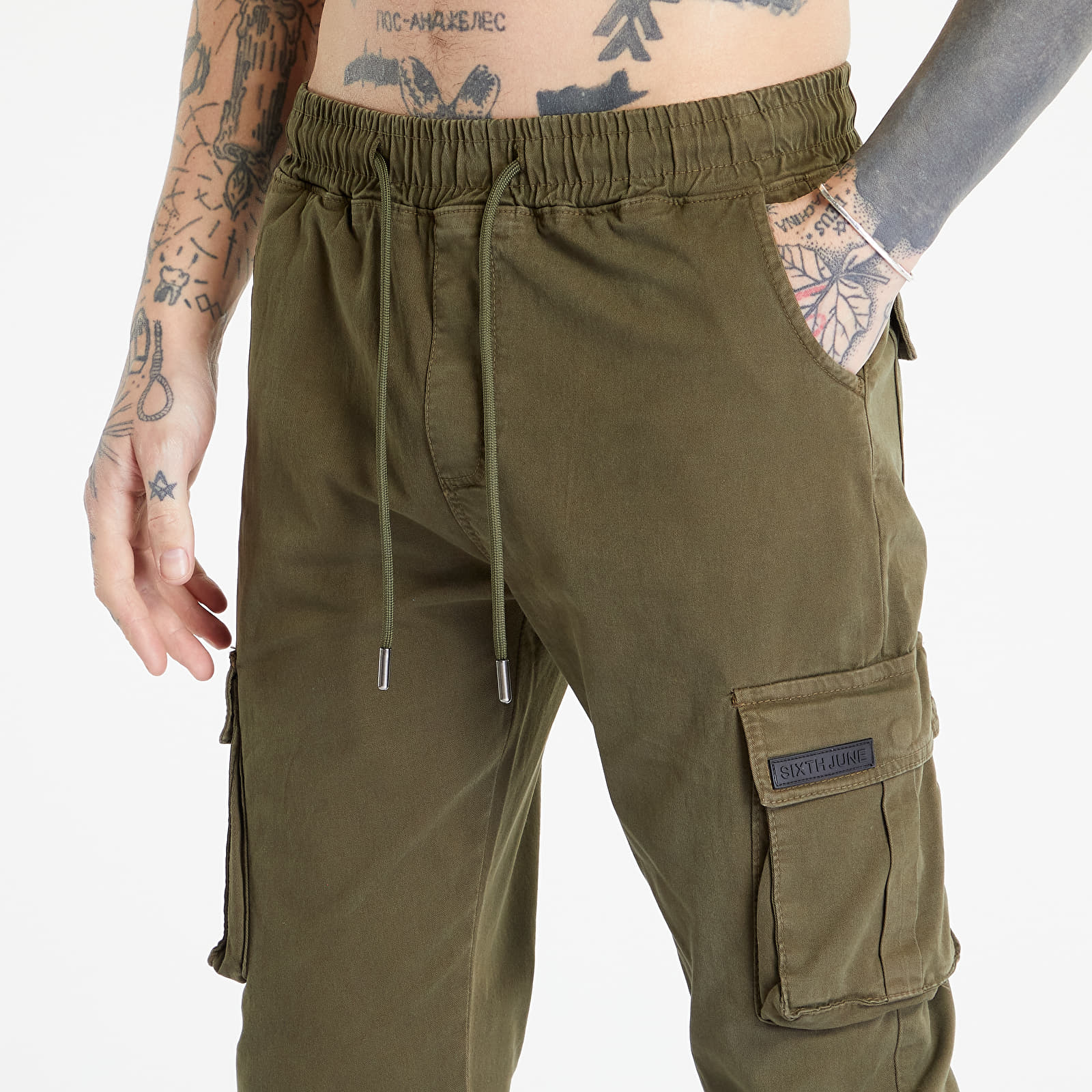 Cargo Hosen Sixth June Essential Cargo Kaki