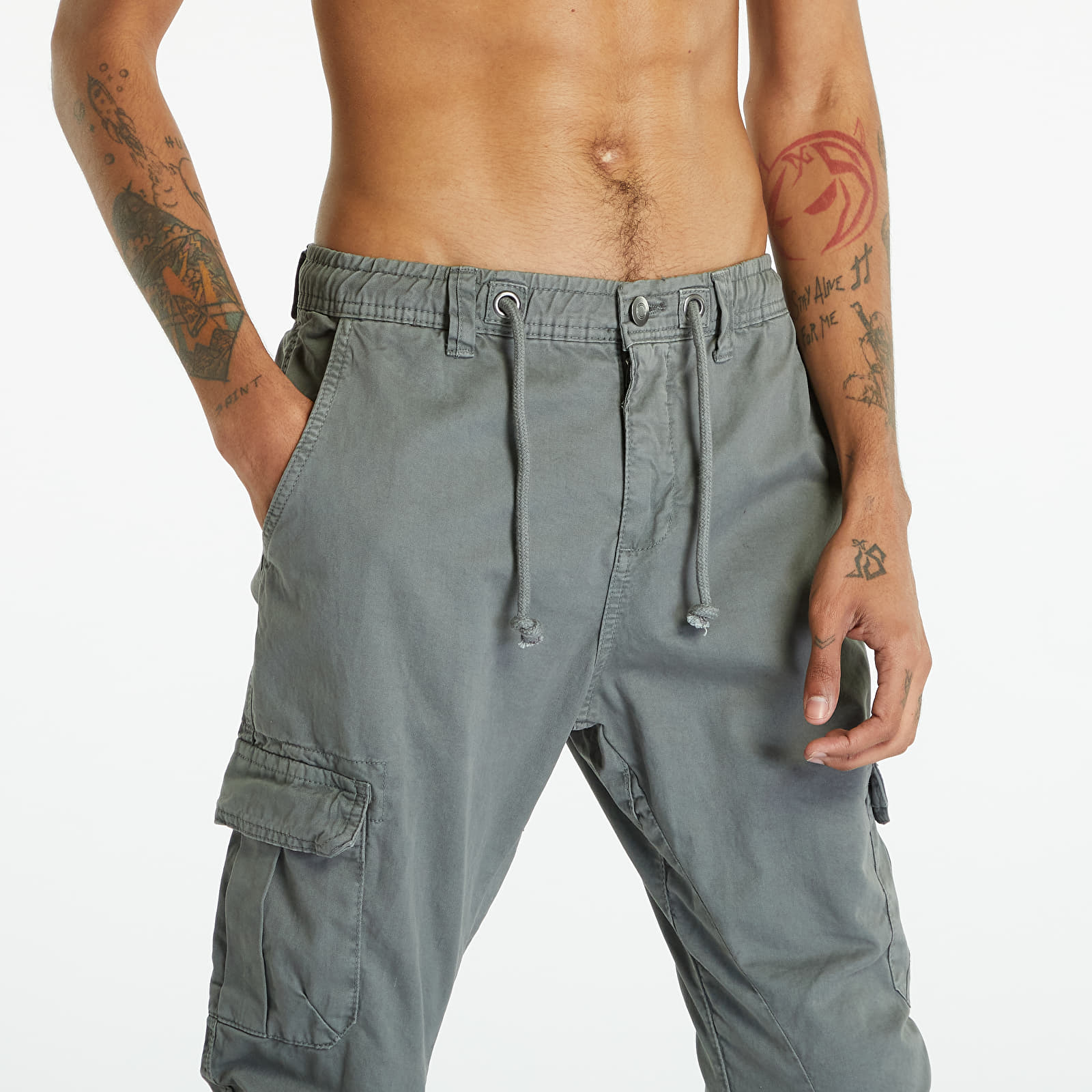 Cargo pants Urban Classics Cargo Jogging Pants Dark Grey