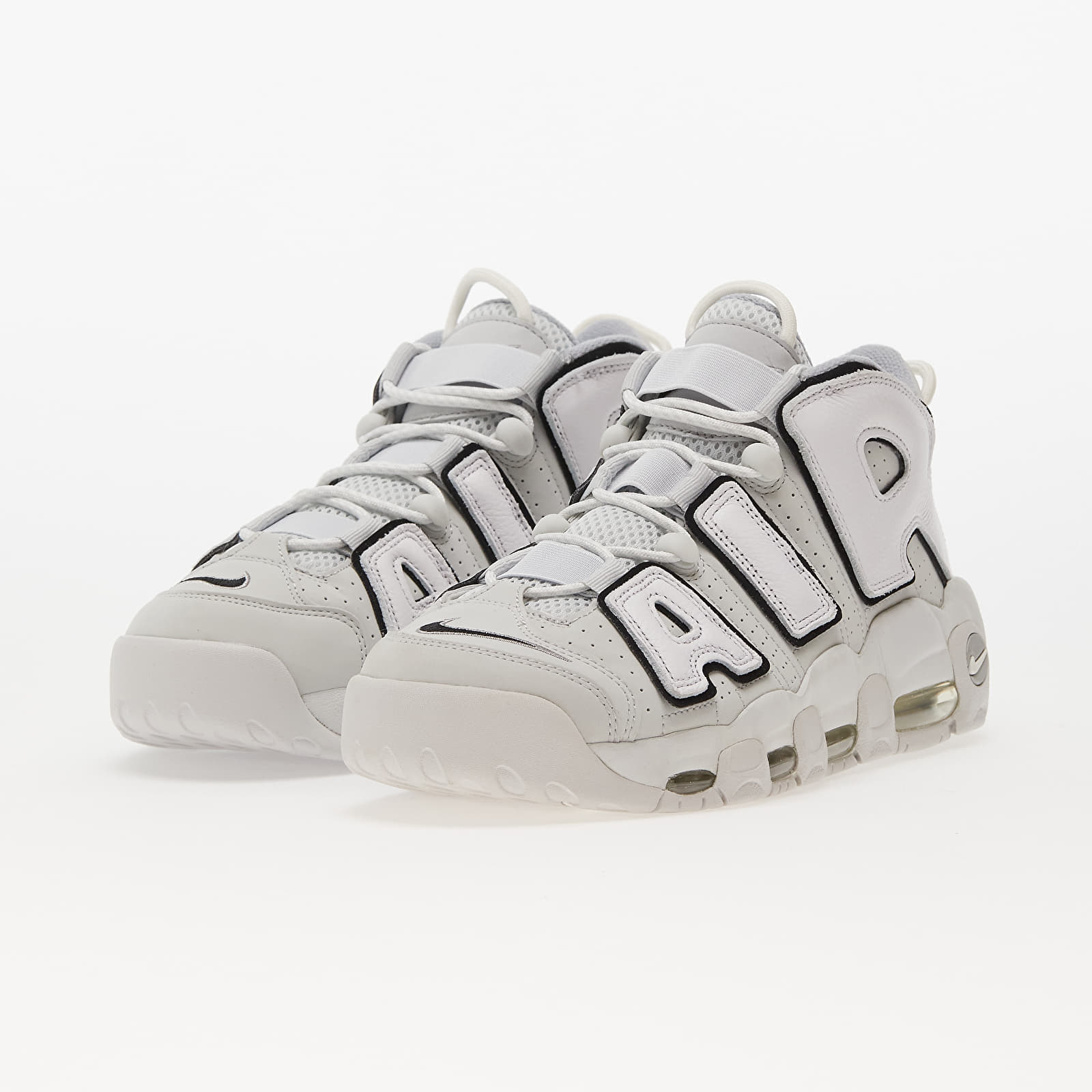 Men s sneakers and shoes Nike Air More Uptempo 96 Photon Dust Metallic Silver White Black Queens