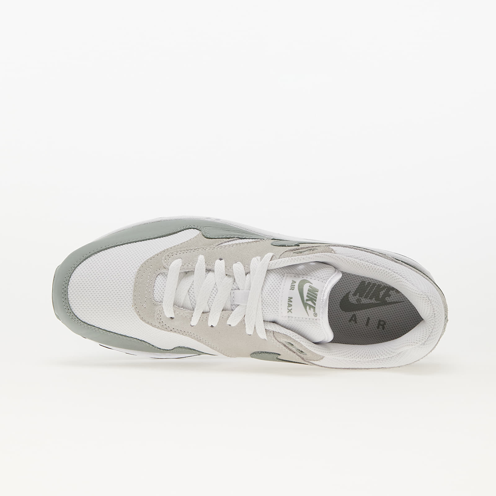 Men's sneakers and shoes Nike Air Max 1 SC White/ Mica Green-Photon Dust-Black