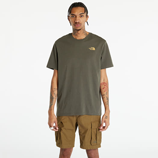 T shirts The North Face Redbox Celebration Short Sleeve Tee New Taupe Green Khaki Stone Queens