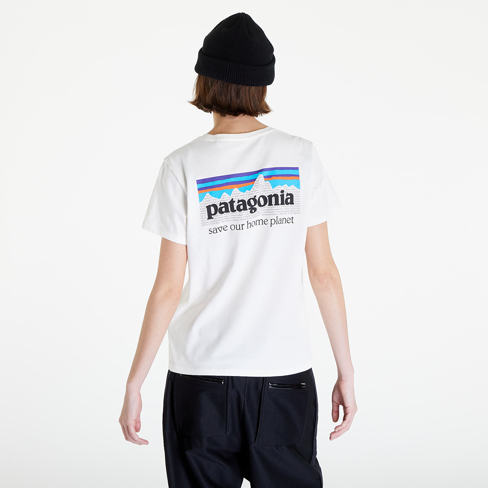 T-shirts Patagonia P-6 Mission Organic T-Shirt Birch White