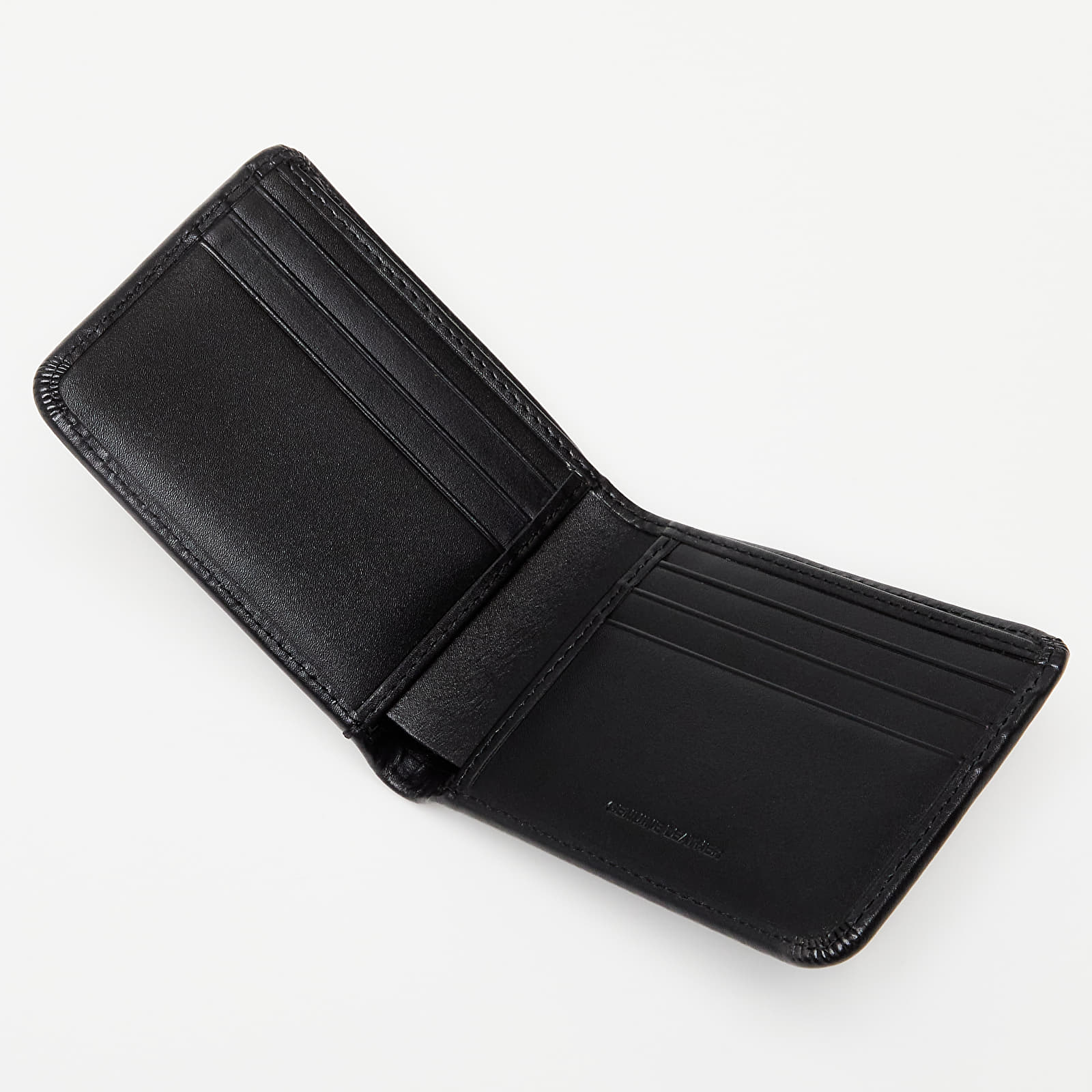 Backpacks FRED PERRY Burnished Leather Billfold Wallet Black