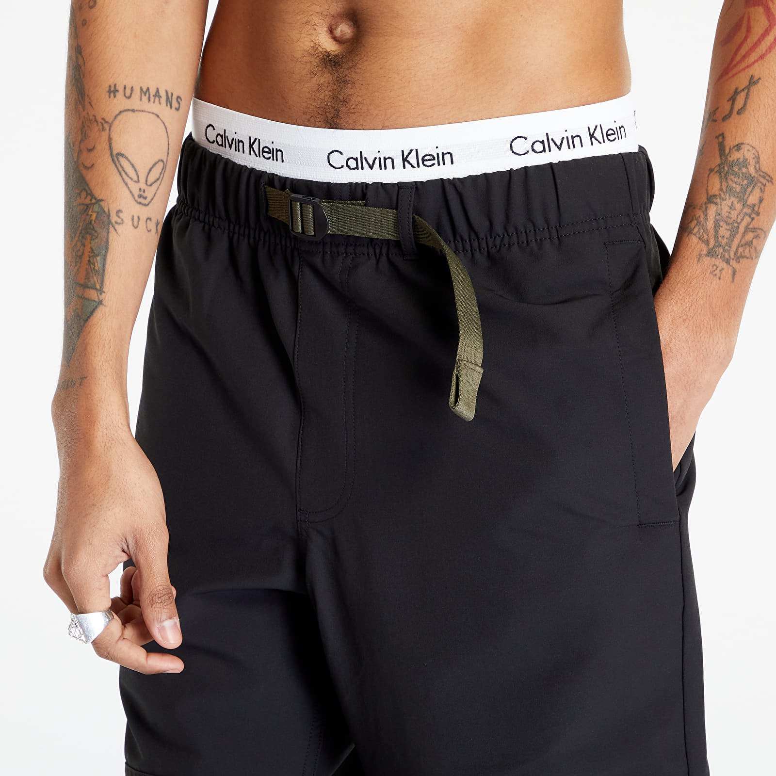 Pants Vans Vans Coastal Loose Tapered Nylon Pant Black
