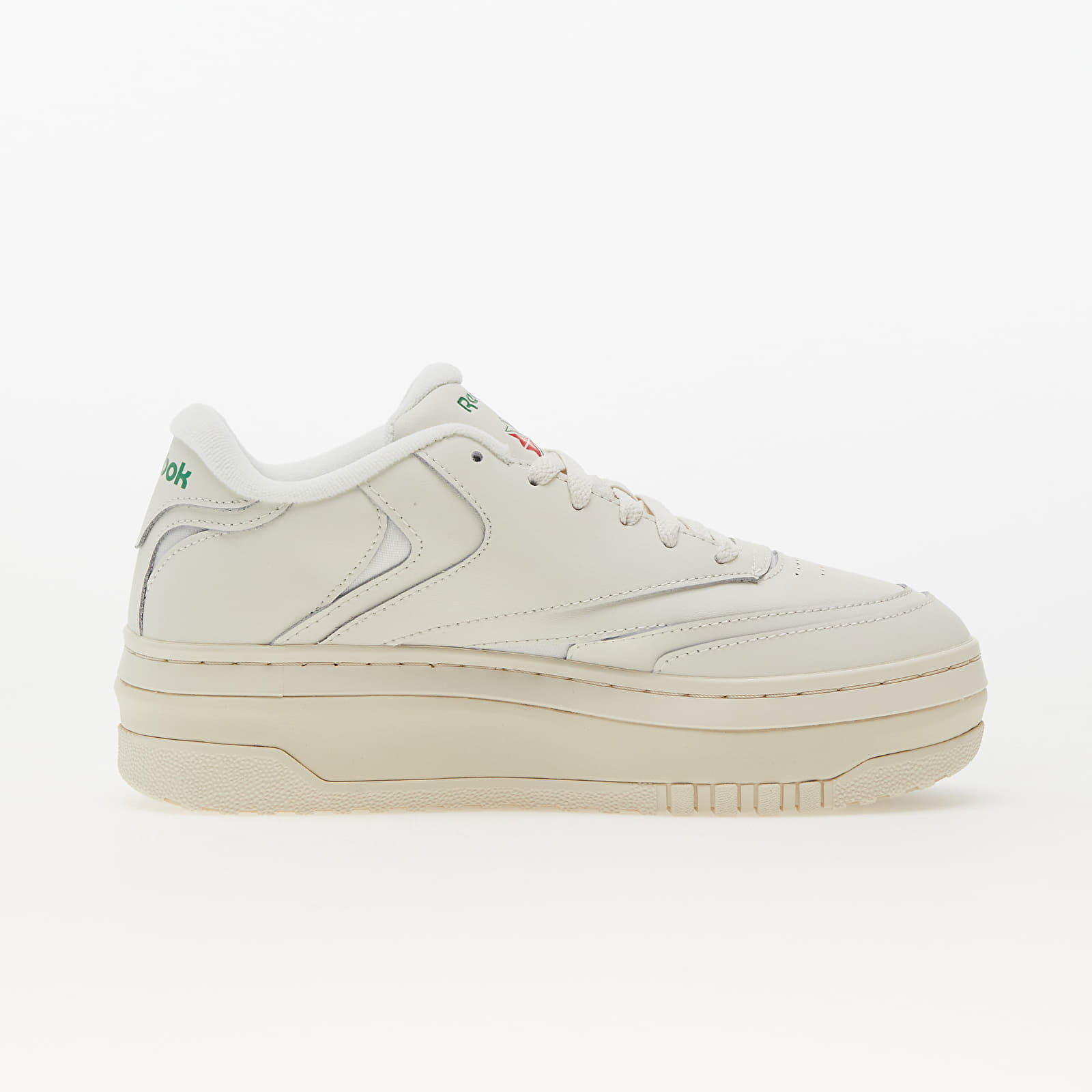 Women's sneakers and shoes Reebok Club C Extra Chalk/ Chalk/ Glen Green