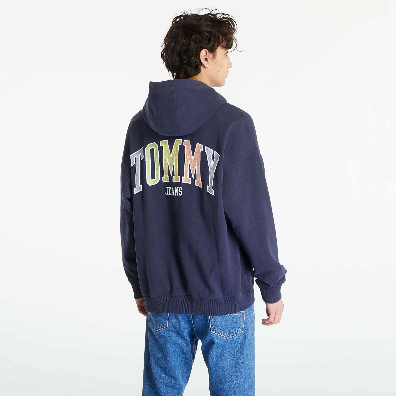Hoodies and sweatshirts  TOMMY JEANS Oversized College Hoodie Twilight Navy