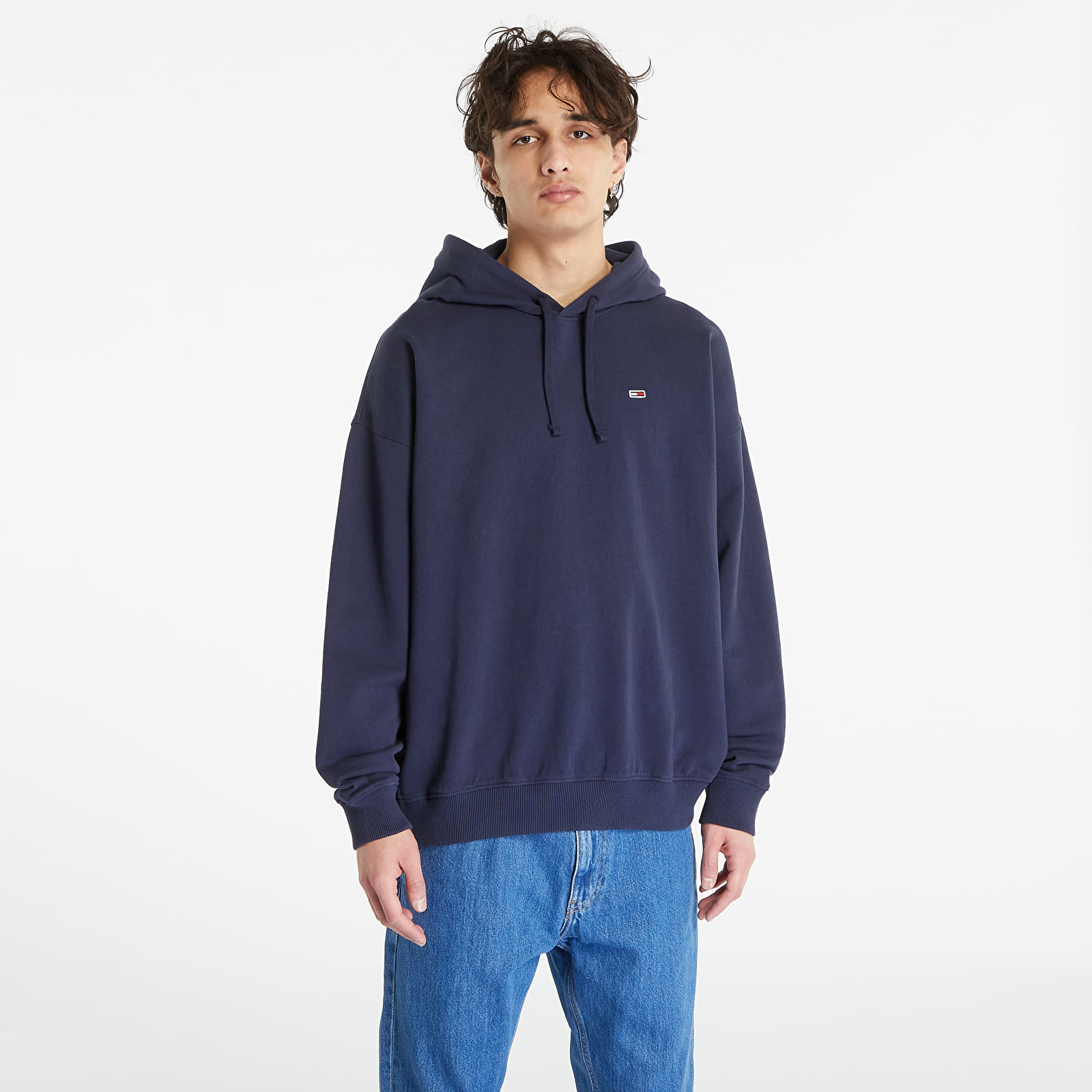 Hoodies and sweatshirts  TOMMY JEANS Oversized College Hoodie Twilight Navy