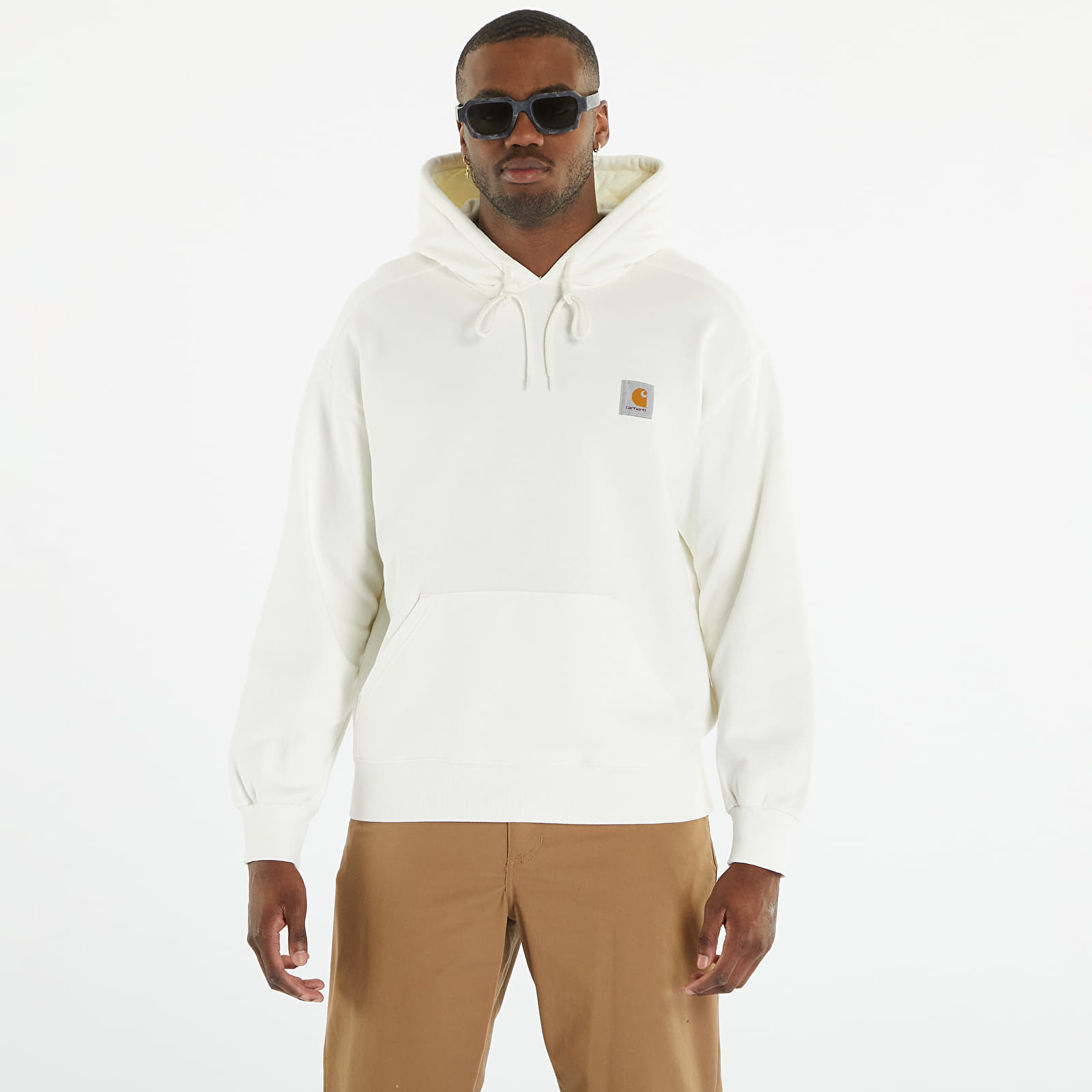 Mikinas ar kapuci un sporta krekli Carhartt WIP Hooded Nelson Sweatshirt UNISEX Wax Garment Dyed