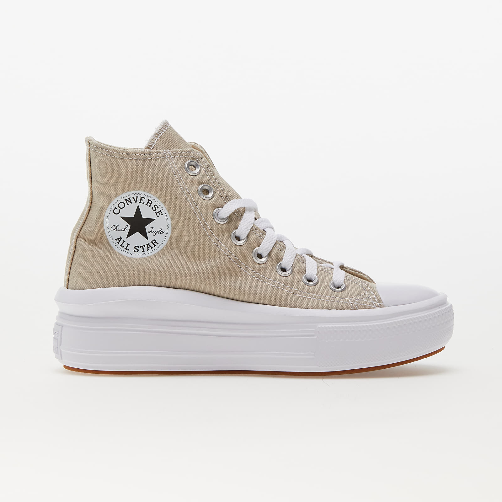 Sieviešu kedas un apavi Converse Chuck Taylor All Star Move Platform Seasonal Color Beach Stone/ White/ Beach Stone