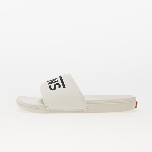 Vans white slides shop