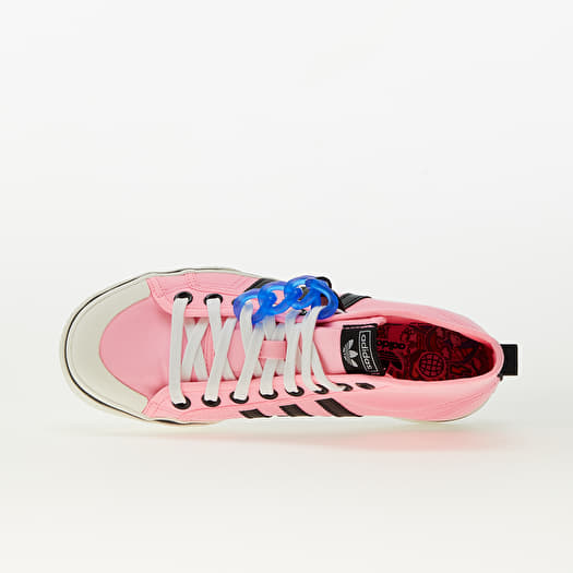 Women s sneakers and shoes adidas Originals Nizza Platform Mid W Pink Glow Core Black Bright Royal Queens