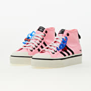 Sneakers und Schuhe fur Frauen adidas Originals Nizza Platform Mid W Pink Glow Core Black Bright Royal Queens