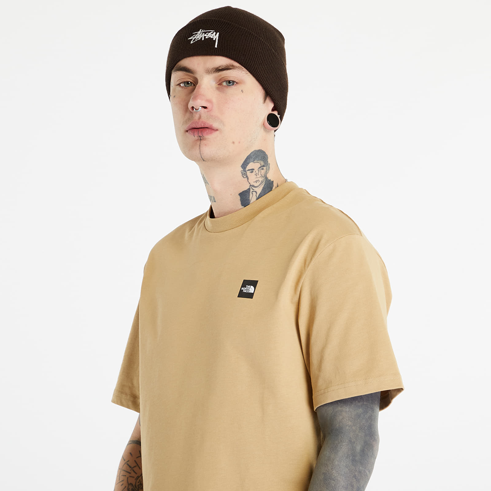 T-krekli The North Face Summer Logo T-Shirt Khaki Stone