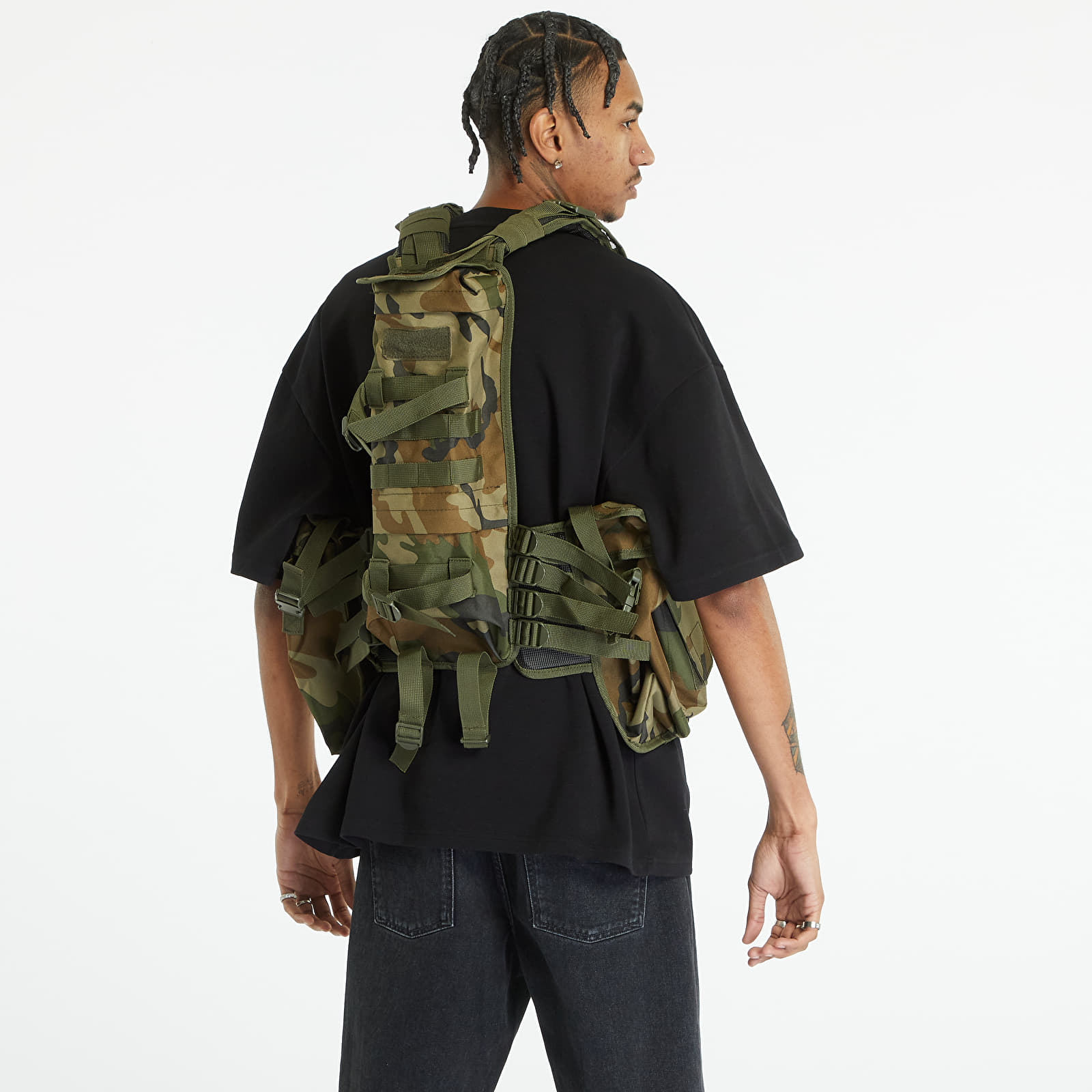 Kamizelki Urban Classics Tactical Vest Camo Green