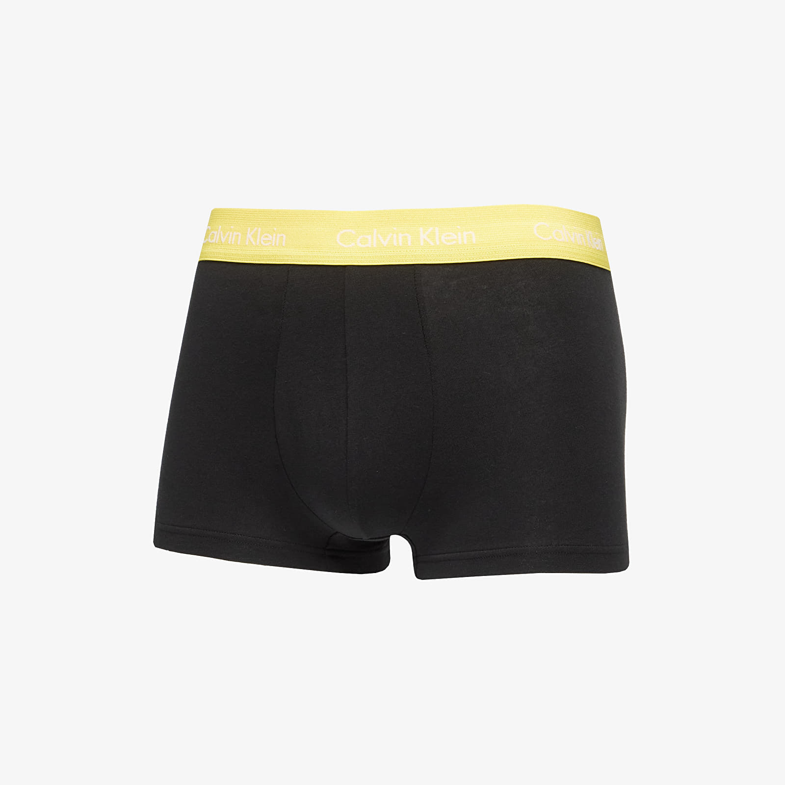 Boxer shorts Calvin Klein Cotton Stretch Low Rise Trunk 3 Pack Black/ Black  Heather/ Yellow/ Green