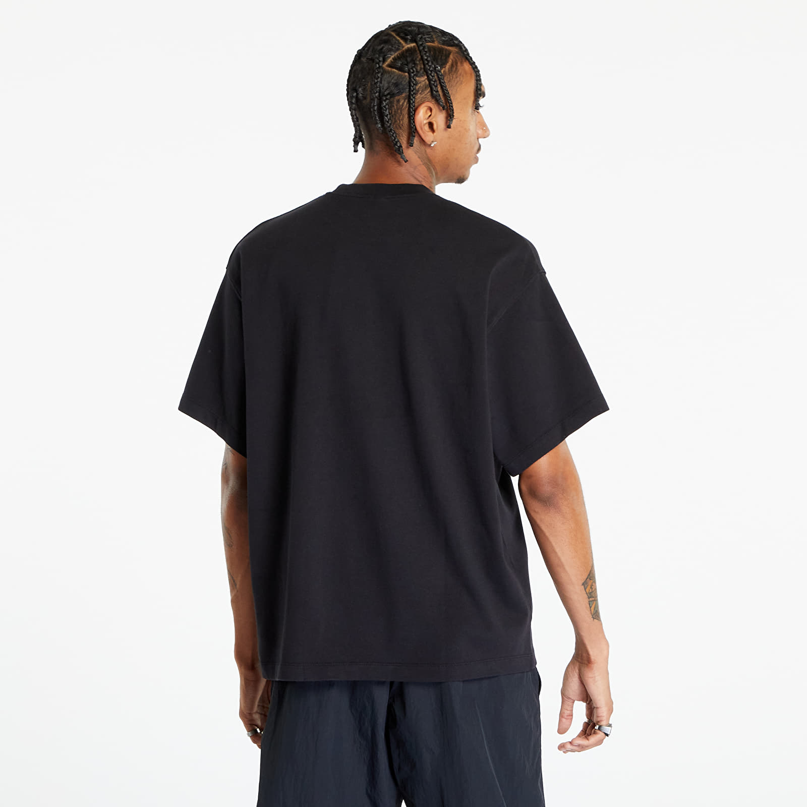 T-särgid Nike Solo Swoosh Men's Short Sleeve Heavyweight Tee Black/ White