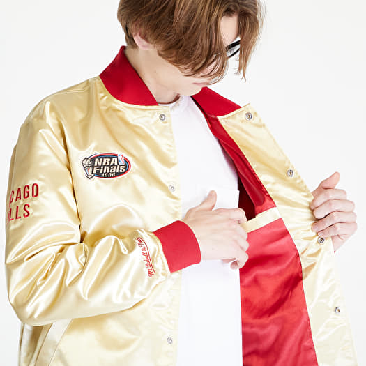 Gold satin jacket mens new arrivals