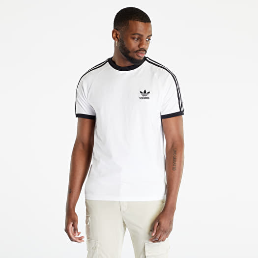 T-shirts adidas 3-Stripes Short Sleeve Tee White | Queens