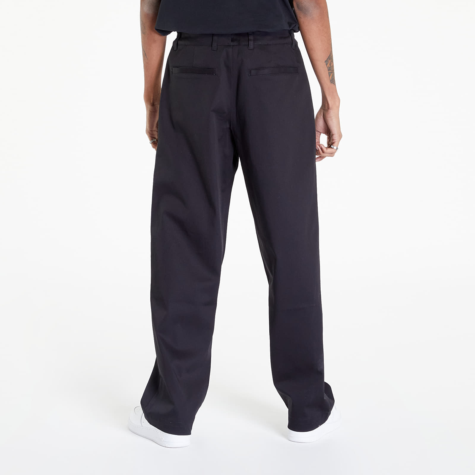 Püksid Nike Life Men's Unlined Cotton Chino Pants Black/ White