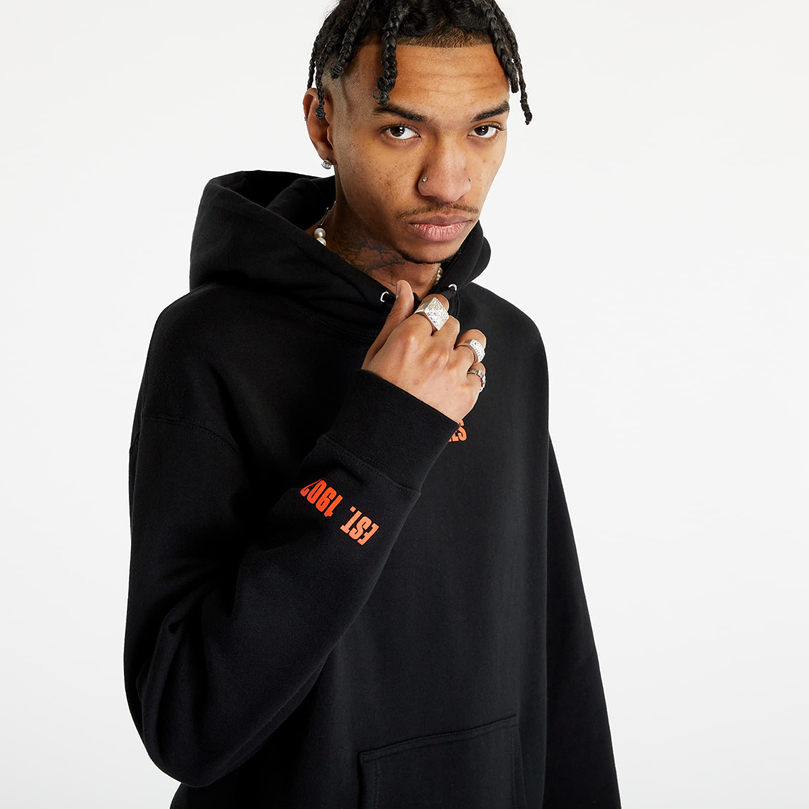 Hoodies and sweatshirts PLEASURES x Art News Hoodie Black