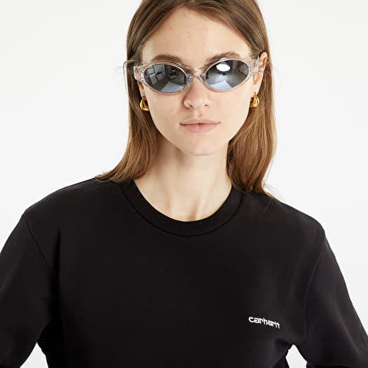 Carhartt wip script embroidery sweatshirt best sale