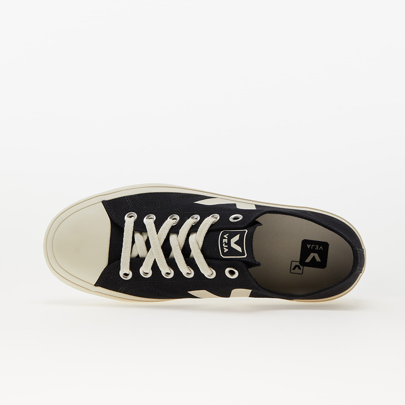 Women's sneakers and shoes Veja Wata II Low Canvas W Black/ Pierre